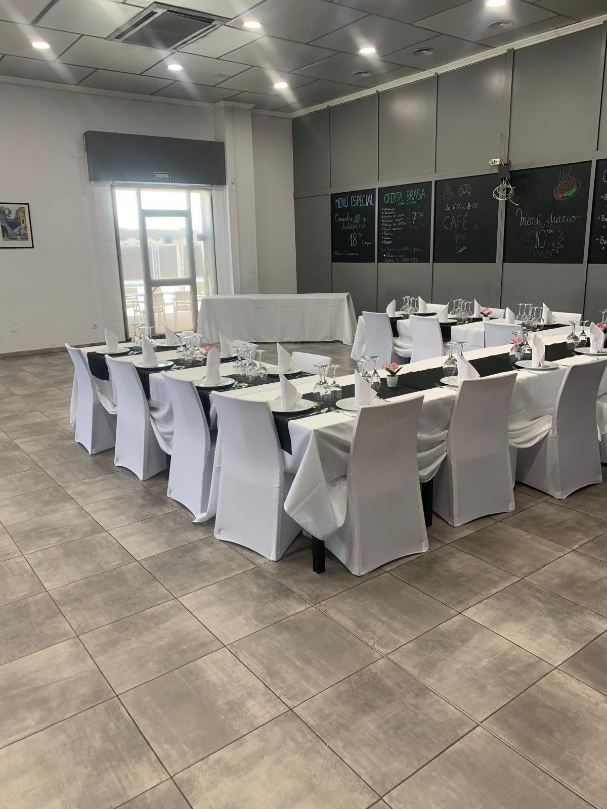 Salón para eventos y celebraciones de Bar Restaurant El Segre