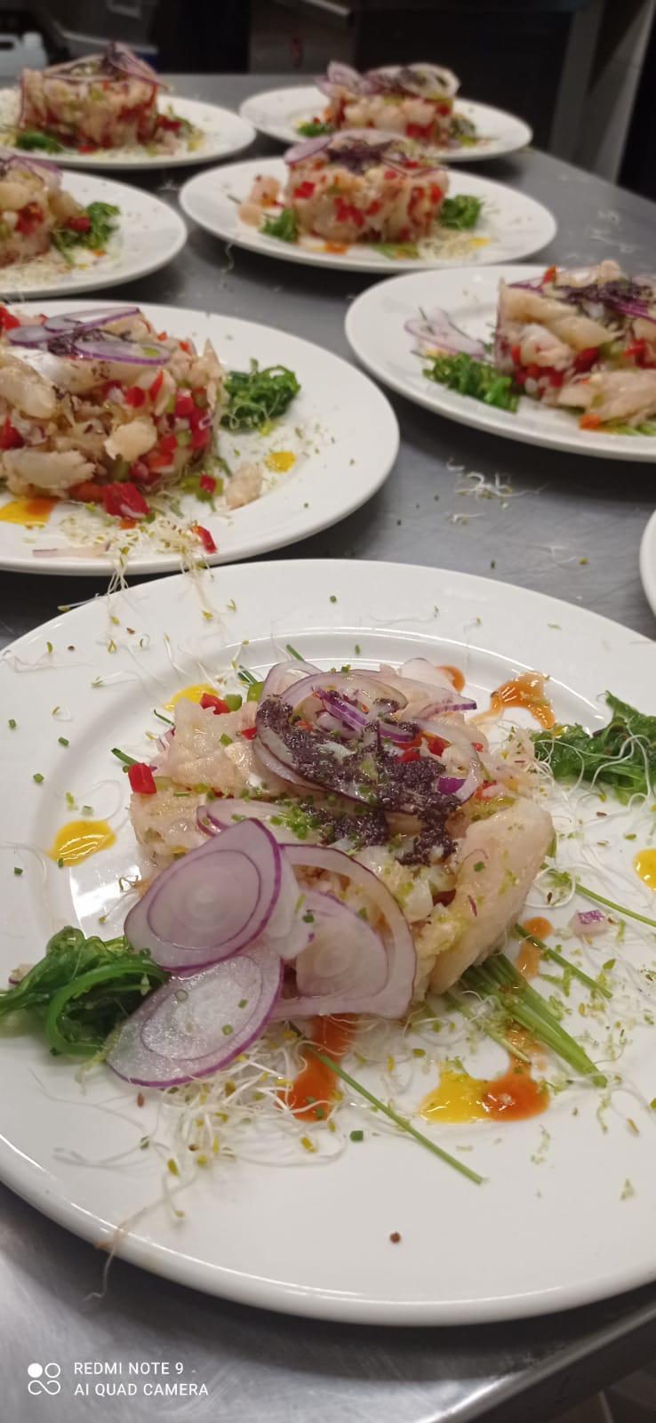 Tartar de pescado
