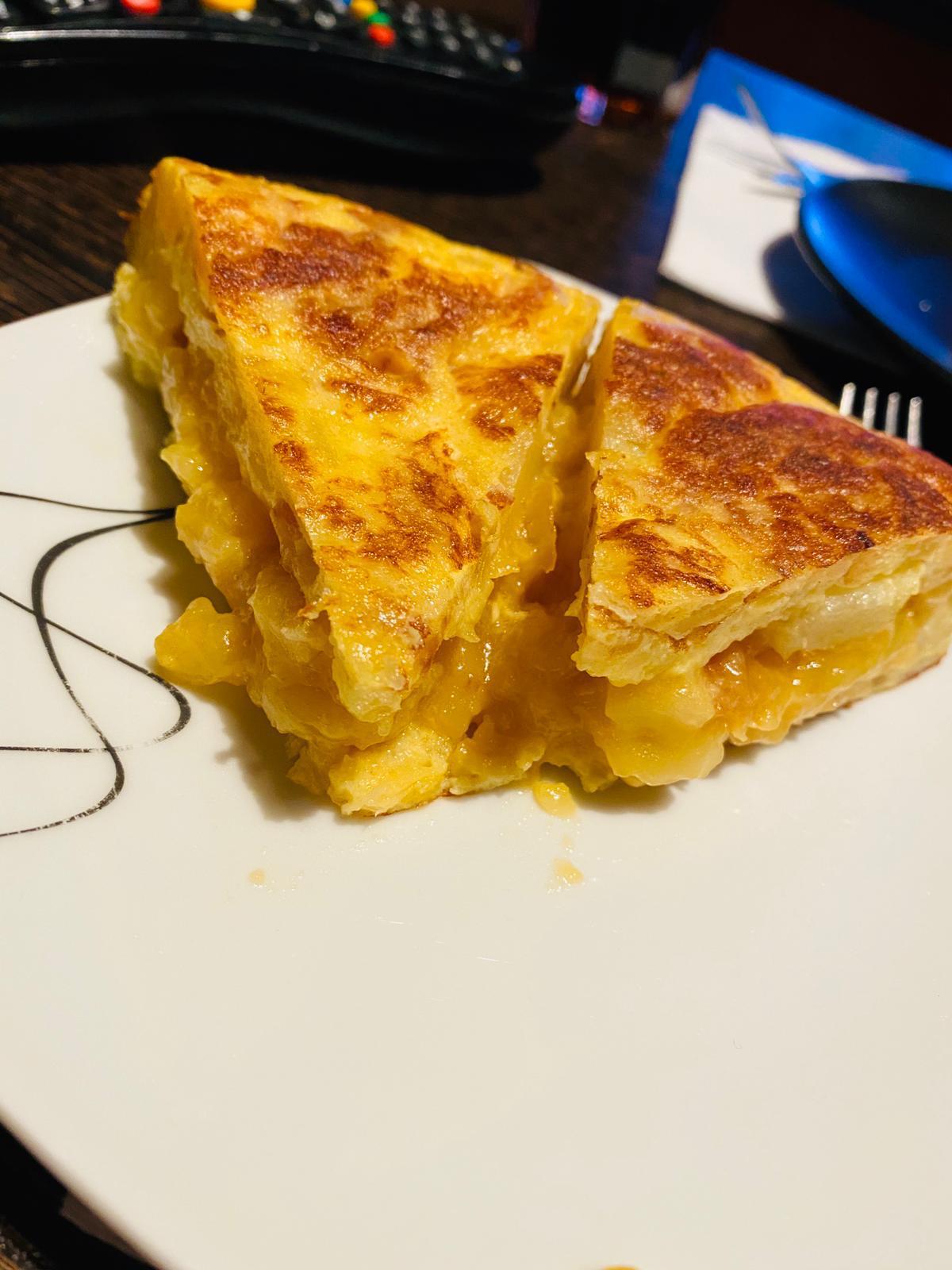 Tortilla española casera